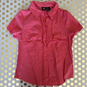 Mossimo Supply Co. Coral Button-Up Shirt